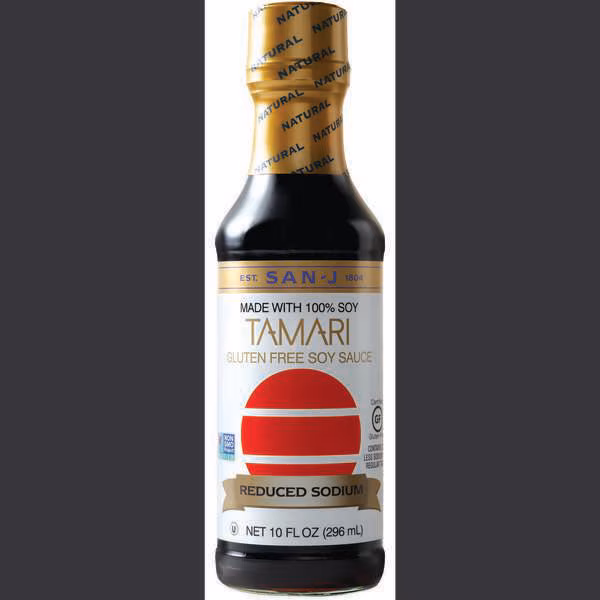 San-J Tamari Reduced Sodium 10 oz., PK6
